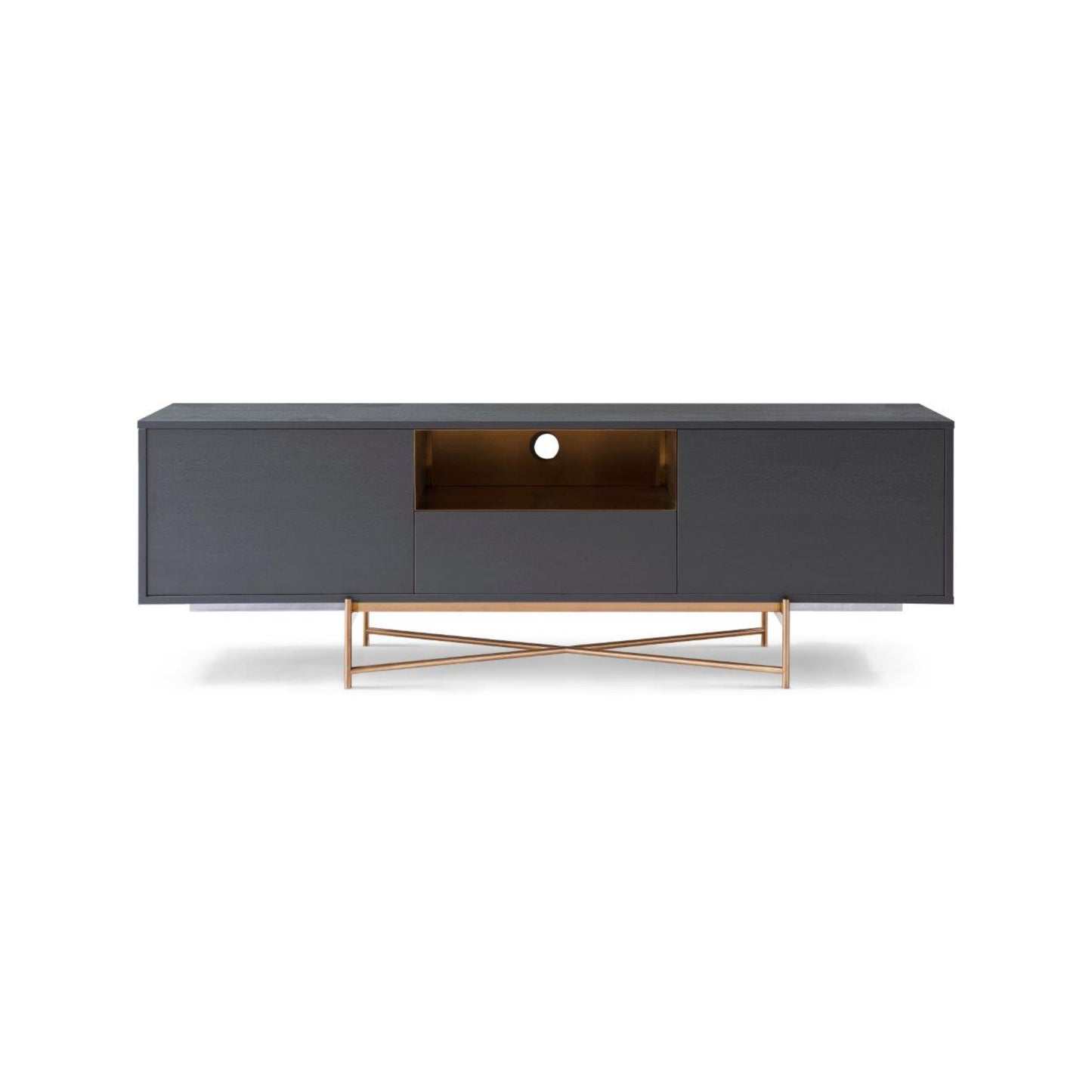 Adriana Grey & Bronze Sideboard