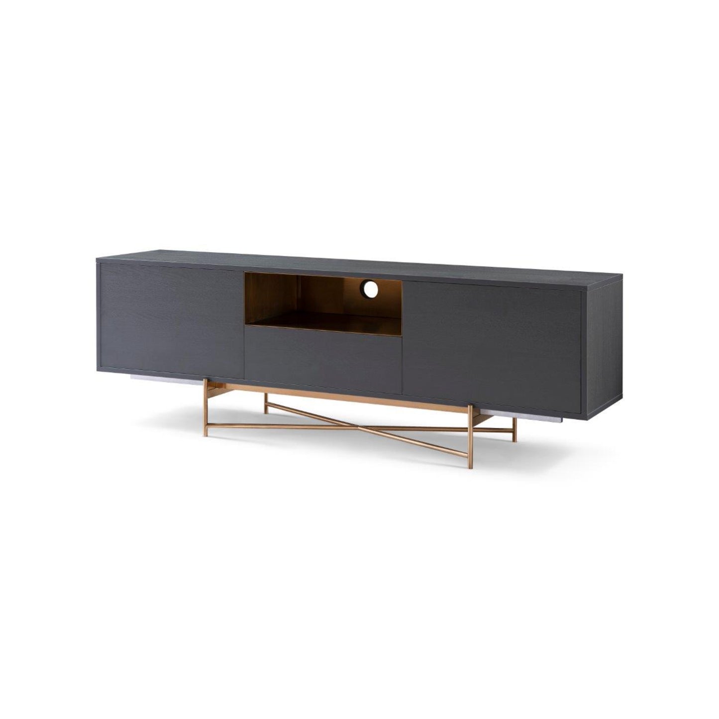 Adriana Grey & Bronze Sideboard
