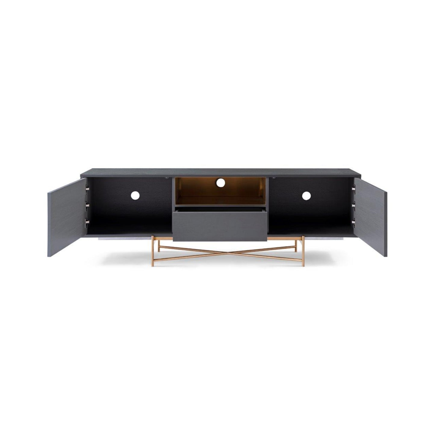 Adriana Grey & Bronze Sideboard