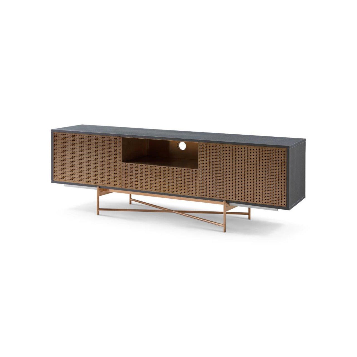 Adriana Grey With bronze Sideboard