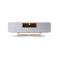 Adriana White & Bronze Sideboard