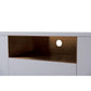 Adriana White & Bronze Sideboard