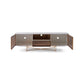 Adriana Amber Fluted Glass & Bronze Sideboard