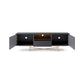 Adriana Grey Marble & Bronze Sideboard