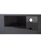 Adriana Grey With Dark Chrome Sideboard
