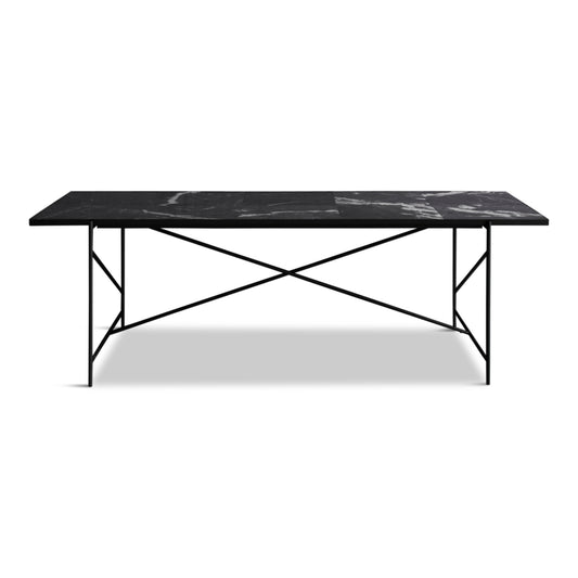 Black Marble Dining Table 230-HANDVÄRK-LUXORMAISON