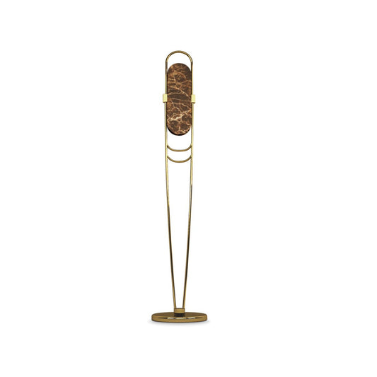 Smoky Floor Lamp